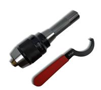 Kraciva 1/32"-5/8" R8 Integrated Keyless Drill Chuck Special Titanium Jaws for Vertical Milling Machines, Drilling and Milling MJachines, CNC Machining Centers, Etc (R8-5/8(APU16))