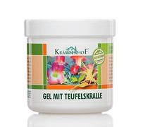 Kräuterhof Gel with Devil's Claw and Eucalyptus, Menthol and Camphor Extract 250ml Tub Sealed with Aluminium Film [Ideal Care for Massages]