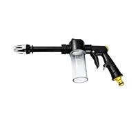 Kraf Car Wash Foam Sprayer - 30.5 x 14 cm ABS Metal, High Pressure Pump, Adjustable Nozzle, Dispenser Bottle, Efficient Cleaning Tool for Showering Pets with Solar Panels in the Garden
