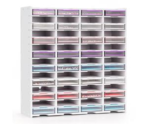 Krafetto 60 Grids Diamond Painting Tray Organizer Holder, Diamond Art Trays with Lid Storage Tower, Diamond Painting Containers Shelves (Trays are Not Included)