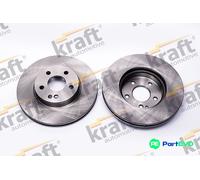 KRAFT AUTOMOTIVE 2 X BRAKE DISC 6041403