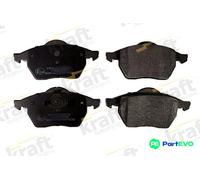 KRAFT AUTOMOTIVE FRONT DISC BRAKE BRAKE PAD SET 6000320 FOR FORD SEAT VW