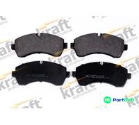 KRAFT AUTOMOTIVE FRONT DISC BRAKE BRAKE PAD SET 6001016