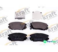 KRAFT AUTOMOTIVE FRONT DISC BRAKE BRAKE PAD SET 6001673 FOR OPEL