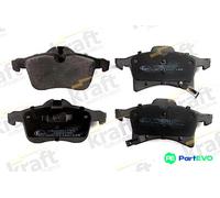 KRAFT AUTOMOTIVE FRONT DISC BRAKE BRAKE PAD SET 6001780 FOR OPEL