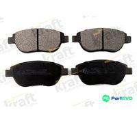 KRAFT AUTOMOTIVE FRONT DISC BRAKE BRAKE PAD SET 6005720 FOR CITROËN PEUGEOT
