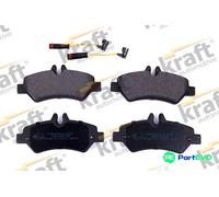 KRAFT AUTOMOTIVE REAR DISC BRAKE BRAKE PAD SET 6011093