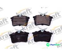 KRAFT AUTOMOTIVE REAR DISC BRAKE BRAKE PAD SET 6015905 FOR PEUGEOT