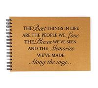 Kraft Brown Best Things in Life Scrapbook Dry Mount Photo Album (A5 (Gift Boxed))