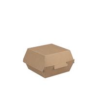 Kraft Clamshell Burger Box 10.8 x 10.8 x 7cm (1 x 250)