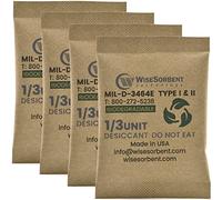 Kraft Clay Desiccants Packs for Safe, 11 Gram 30 Pack Dehumidifier for Gun Safe, Military Grade Moisture Absorbers, Conforms to MIL-D-3464E Type I & II Absorbents 1/3U