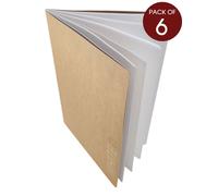 Artway Softback Sketch Book - White 130gsm Cartridge Paper - A3 - Pack of 6