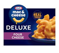 Kraft Deluxe Four Cheese Mac and Cheese Dinner, 14 oz Box