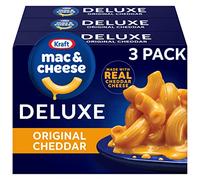 Kraft Deluxe Macaroni & Cheese Original Cheddar 3 Pack (397 Grams Per Box)