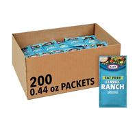 Kraft Fat Free Ranch Salad Dressing, 0.4375-Ounce Single Serve Pouches (Pack of 200)