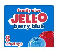 Kraft Jell-o Berry Blue Gelatin Dessert 170g Box