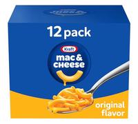 Kraft Original Mac & Cheese Macaroni and Cheese Dinner, 12 ct Pack, 7.25 oz Boxes