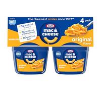 Kraft Original Mac & Cheese Macaroni and Cheese Dinner, 4 ct Pack, 2.05 oz Cups
