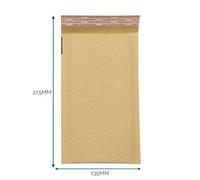 Kraft Padded Bubble Envelope 135X225mm 40mm Gusset
