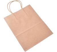 Kraft Paper Brown Gift Bags/Takeaway Bags with Strong Twisted Handles - Large - 33x25x12cm (25)