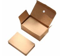 Kraft Paper Cards,100 Pieces Blank Cards Message Card Craft Cardboard Word Card Business Cards Kraft Paper Study Cards Index Cards DIY Gift Tags Cards for DIY Graffiti,Messages,Self-Design Creation
