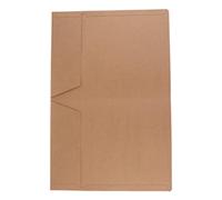 Kraft Paper File Pocket Folders Holders A4 Documents Organizers Office Brown