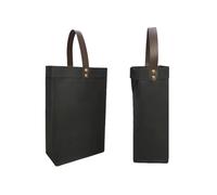 Kraft Paper Packaging Bag Red Wine Handbag Umbrella Insulated Cup Gift Bag Washing Wine Gift Box Packing Box(Black,16x8.2x27.5cm)