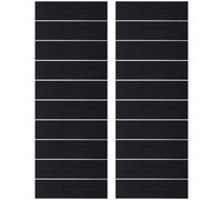 Kraft Paper Pen Sleeves 30pcs Black Single Pen Holders School Season Decor