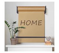 Kraft Paper Roll Holder Dispenser, 51 in, Large Kraft Paper Roll Dispenser and Cutter for Rustic Kitchen Decorations/Farmhouse Decor/Grocery Lists, with Long 164 Ft Paper