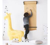 Kraft Paper Roll Holder Dispenser, Multi-Purpose Butcher Paper Dispenser & Cutter, Serrated Edge Cut Bar(Width 90cm)