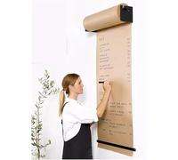 Kraft Paper Roll Holder & Dispenser Vertical Roll Kraft Paper Cutter Dispenser, 12/24/36/48 Inch Wide Kraft Paper Roll Set For Note Taking/DIY Drawing, Wall Mounted Kraft，One Color 48inch/120cm wide