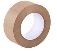 Kraft Paper Tape 164 Ft Brown Packing Tape Cuttable Paper Water Activated and Writable Gummed Packing for Moving Boxes Portable Packaging for Sealing