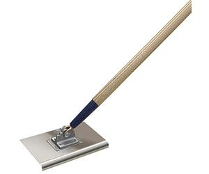 Kraft Tool 2-Way Steel Walking Edger C/W 60" Handle Imprinted Concrete Tools (8" x 4" x R1/2" - CC244)