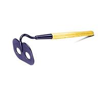 Kraft Tool BC229 6-1/2-Inch by 4-3/4-Inch Short Mortar Hoe with 21-Inch Wood Handle, Multicolor, One Size