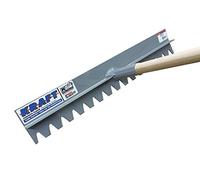 Kraft Tool CC114 24"x4" Magnesium Concrete Rake w/54" Wood Handle