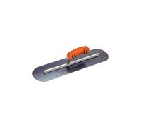 Kraft Tool CF736BPF Blue Steel Pool Trowel with ProForm Handle L-Shank, 14 x 4-Inch