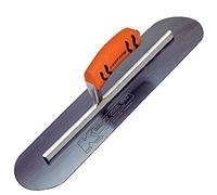 Kraft Tool CF740BPF Blue Steel Pool Trowel with ProForm Handle L-Shank, 20 x 5-Inch