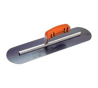 Kraft Tool CF746BPF Blue Steel Pool Trowel with ProForm Handle L-Shank, 24 x 5-Inch