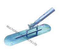 Kraft Tool Funny Trowel Kit, Concrete Trowel, Pattern Imprinted Concrete Tools (20"x4" S/S, Swivel Bracket & 1-3/4" Clevis)