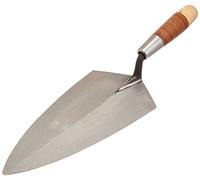 Kraft Tool RO310-12 W. Rose Philadelphia Brick Trowel with Leather Handle, Standard Shank, 12-Inch