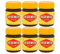 Kraft Vegemite Yeast Extract Spread 220g Pack of 6 Vegeterian Paste Dip Marinade Vitamin B1 B2 B3 Energy Releaser Nervous System Support with Welari Thank You Card | (6pack) (1320g)