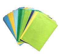 Kraft Wrapping Paper 100sheets/lot Translucent Tracing Paper Calligraphy Craft Writing Copying Drawing Sheet A5 Tissue Paper 210 * 140mm(Green fruit mix)