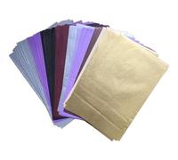 Kraft Wrapping Paper 100sheets/lot Translucent Tracing Paper Calligraphy Craft Writing Copying Drawing Sheet A5 Tissue Paper 210 * 140mm(Light purple mix)