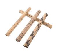 Kraft Wrapping Paper Roll Garden Flower Brown 17x1.38 Inch 4pcs