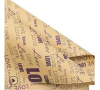 Kraft Wrapping Paper Roll Vintage Kraft Retro English Newspaper Double sided Flowers Wrapping Paper DIY Artware Package Book Cover Wrap Packing 52x75(N)