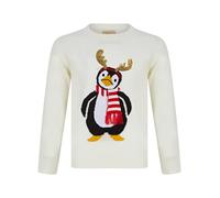 kraftd Boys & Girls Christmas Jumper Kids Reindeer Pullover Sweater Xmas Sweatshirt Long Sleeve Tops Pullover Jumpers