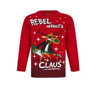 kraftd Boys & Girls Christmas Jumper Kids Reindeer Pullover Sweater Xmas Sweatshirt Long Sleeve Tops Pullover Jumpers