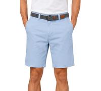 kraftd Men's Chino Shorts with Woven Belt Light Blue