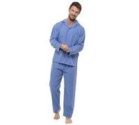 kraftd Men's Pyjama Set Traditional Classic Cut Pyjamas Sets Cotton Loungewear Sleepwear Nightwear Pj's