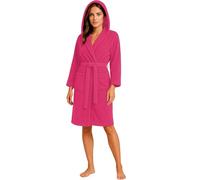 kraftd Unisex Robes 100% Cotton Terry Towelling Hooded Bathrobe Dressing Gowns Spa Hotel Bath Robe with Pockets & Belt for Men & Women